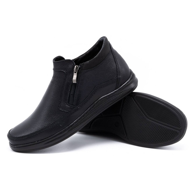 Pánské zimní boty K30F black floteric