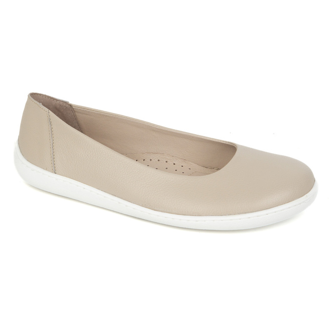 BAREFOOT Dámské minimalistické nazouvací lodičky 1771POL beige