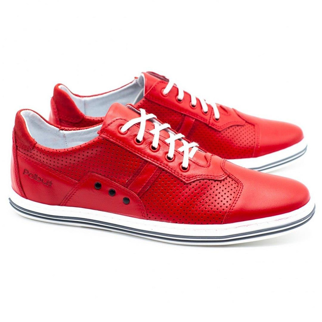 Pánská volnočasová obuv 1801LP červená