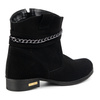 Dámské semišové zateplené boty Luna black