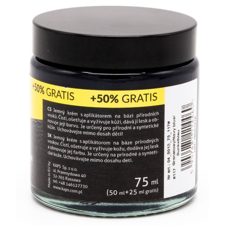 Krem do obuwia Delicate Cream Kaps 75ML granatowy