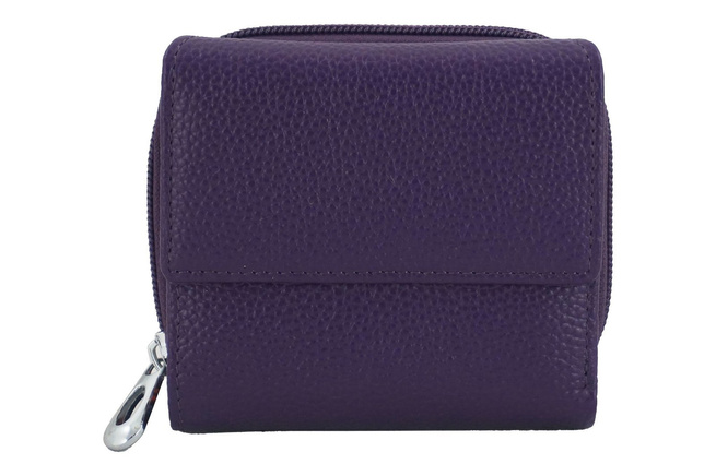 Kožená peněženka pro mládež - fialová
