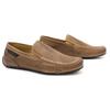 Pánské kožené mokasíny 2105P hnědé