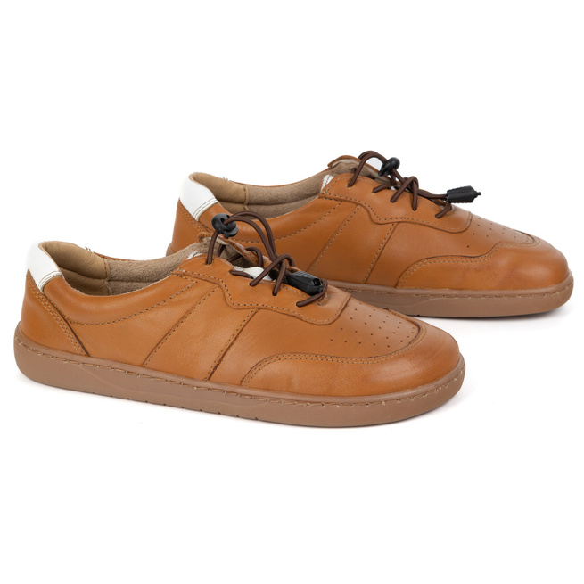 BUTY DAMSKIE BAREFOOT SKÓRA MINIMALISTYCZNE SZEROKIE ARIA brązowe 103MP