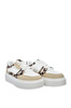 Big Star dámské polobotky SS274357 white leopard print