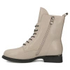 Kožené boty Filippo DBT7222/25 BE beige