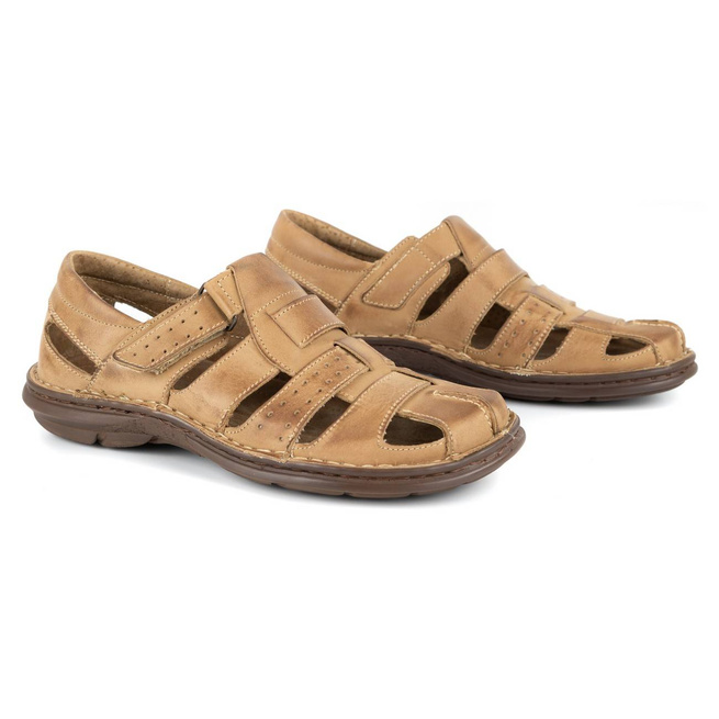 PÁNSKÉ SANDÁLY 467 BEIGE