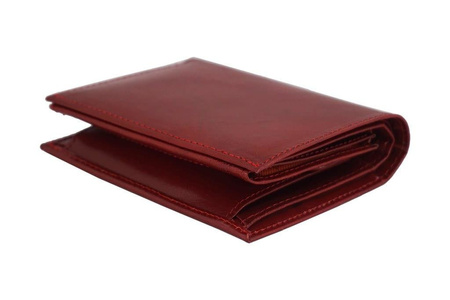 Klasyczny męski skórzany portfel - Czarny 