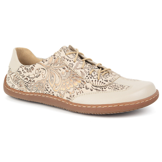 BAREFOOT dámská minimalistická kožená obuv 1287 beige