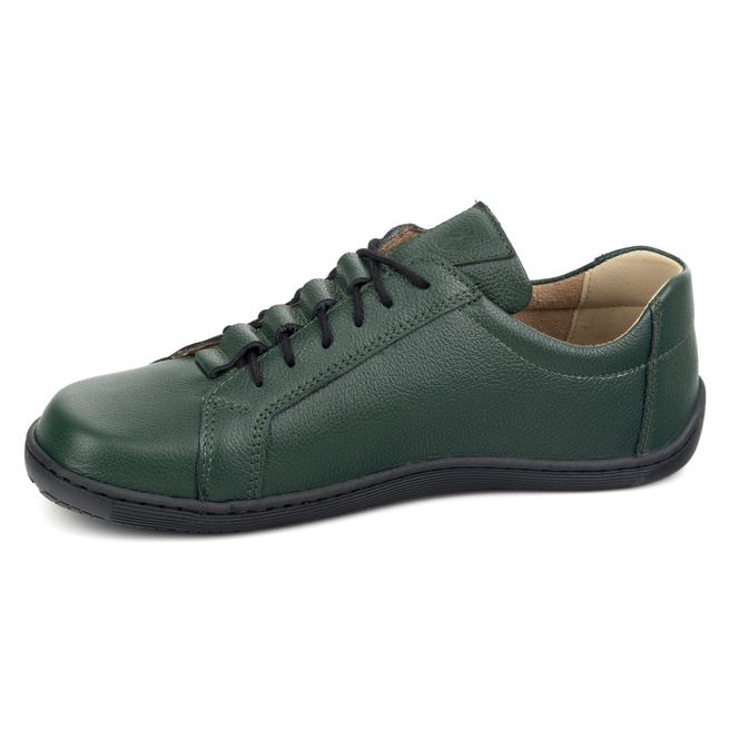 Dámské barefoot kožené minimalistické boty 1242 green