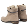 Dámské semišové zateplené boty Luna beige