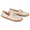Barefoot damskie mokasyny skórzane minimalistyczne 1288AR beżowe