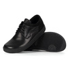 Buty męskie casual skórzane sznurowane BAREFOOT FRIENDLY 1291 czarne