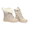 Dámské sněhové boty Beige natural ram Pollonus 5-1674-002