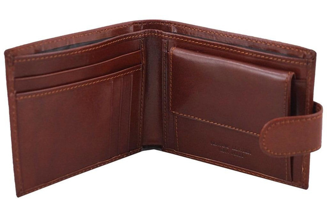 Pánská kožená peněženka Barberini's - tmavě zelená