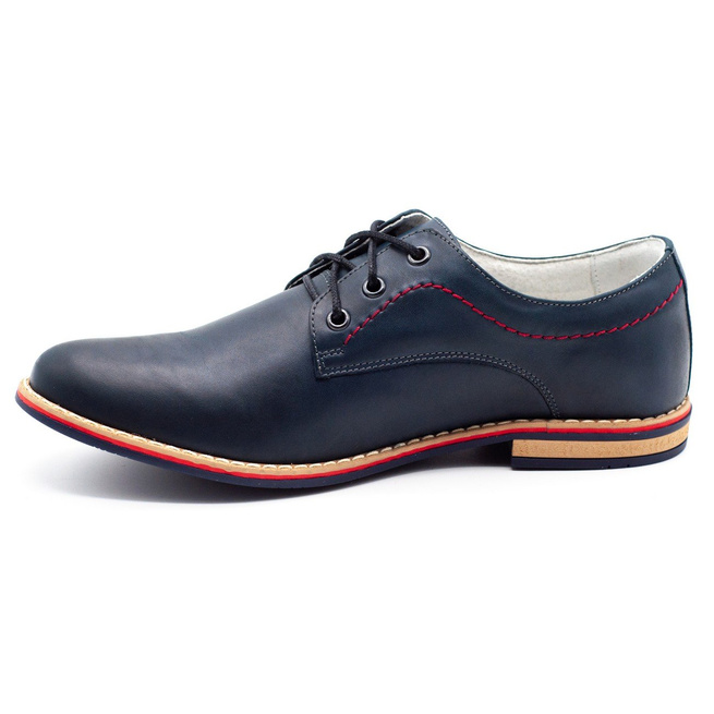 Skórzane buty męskie 4149 GRL