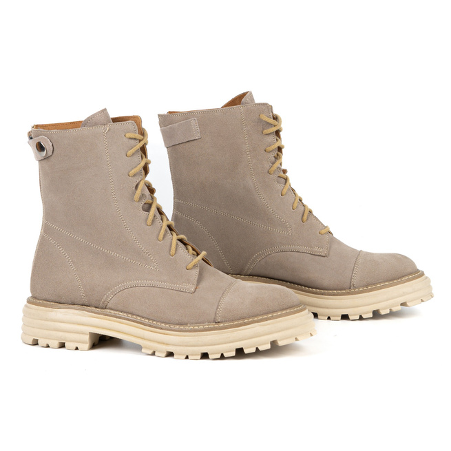 Olivier Blake – kobiece workery z naturalnej skóry, całoroczne premium zamszowe