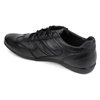 Buty męskie skórzane czarne sport style 7004DT czarne