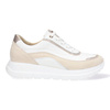 Pollonus dámské kožené polobotky white+gold 5-1721-001