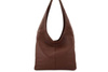 Módní taška se širokým uchem - hnědá