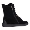 Buty damskie barefoot zimowe skórzane Olivier Liv 1303 ocieplane czarne nubuk