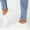Skórzane sneakersy Filippo  DP6747/25 WH 