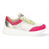 Dámské kožené tenisky Pollonus White/Fuchsia 5-1733-002