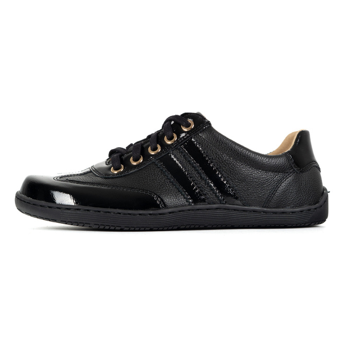 Buty BAREFOOT damskie skórzane minimalistyczne 1287 czarne