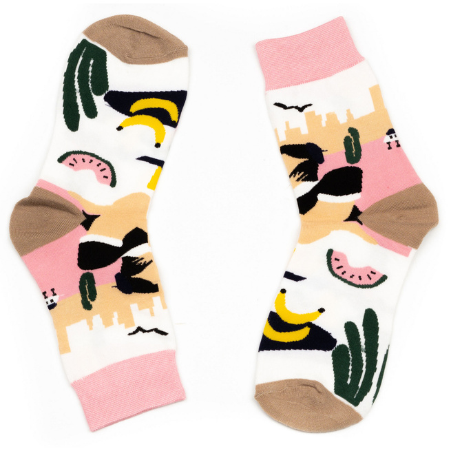 Skarpety unisex bawełniane PIKNIK Kolorowe