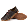 Pánská ležérní kožená obuv Model 313GT dark brown