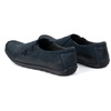 Pánské kožené nazouvací mokasíny 306KZ navy blue