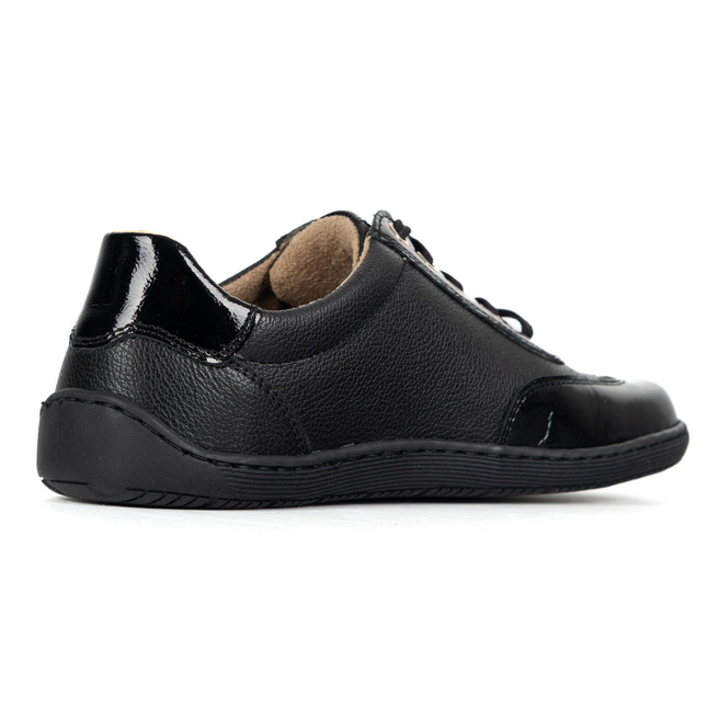 BAREFOOT dámská minimalistická kožená obuv 1287 černá
