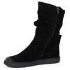 BAREFOOT dámské zateplené kožené boty Freja Polish black