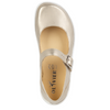 Olivier 1286 dámské barefoot baleríny - kožené boty s přezkou pro každodenní nošení a elegantní styling zlaté barvy