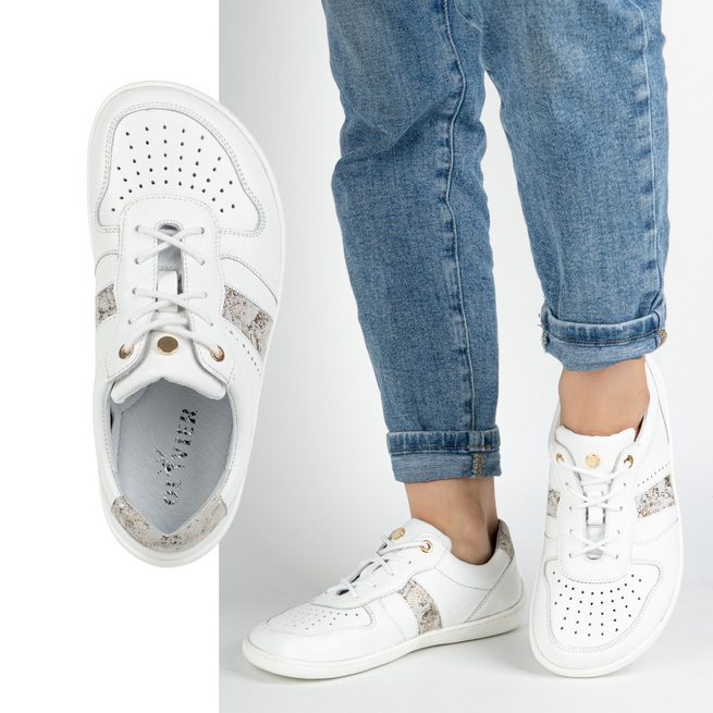 Dámské barefoot boty model 1773POL white MAXI tenisky