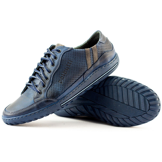 Buty męskie casual JOK31 granatowe