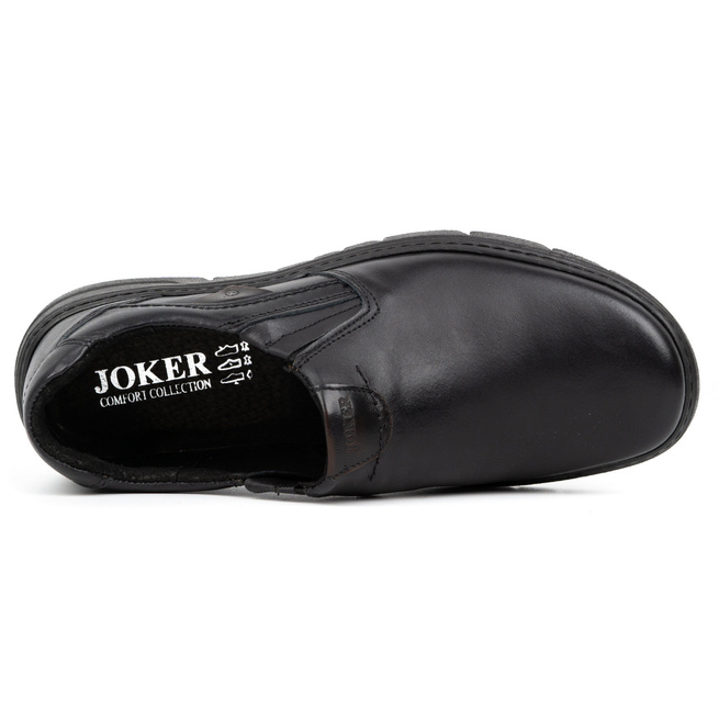 Pánská kožená nazouvací obuv 507J černá obuv