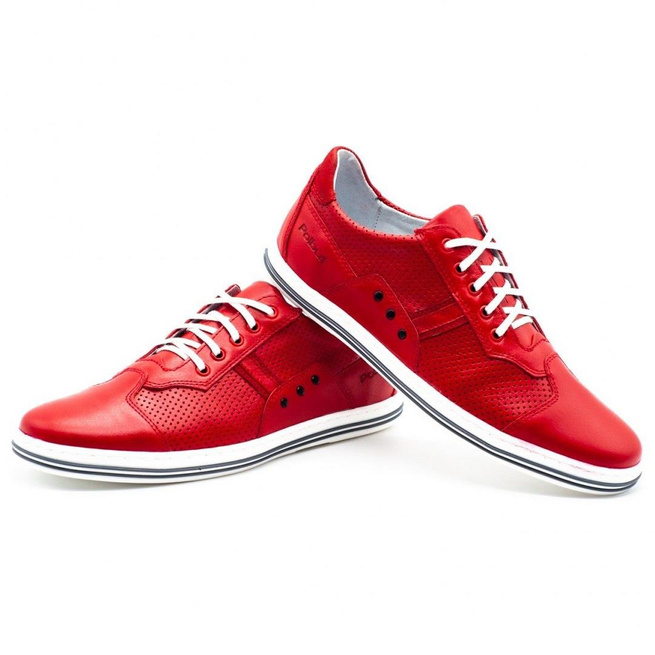 Pánská volnočasová obuv 1801LP červená