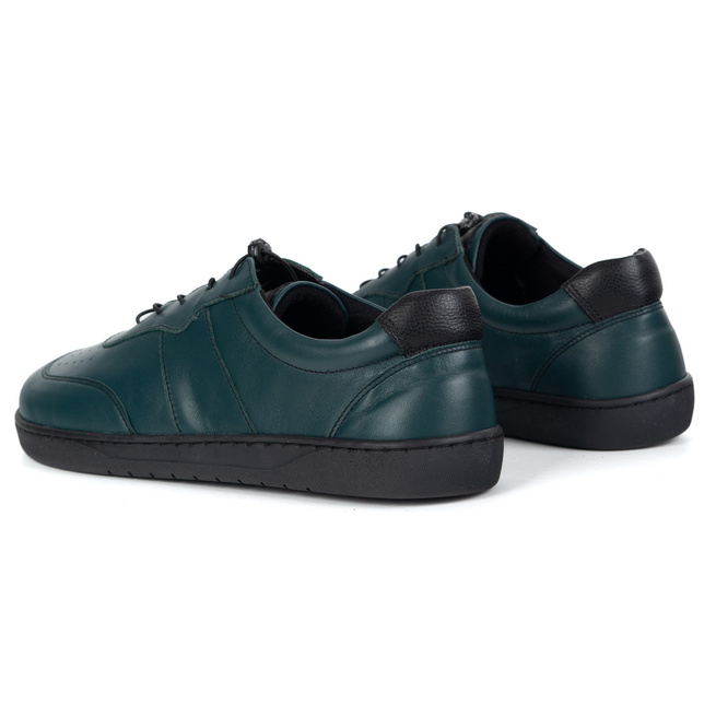 DÁMSKÉ BAREFOOT KOŽENÉ MINIMALISTICKÉ BOTY ARIA GREEN 103MP