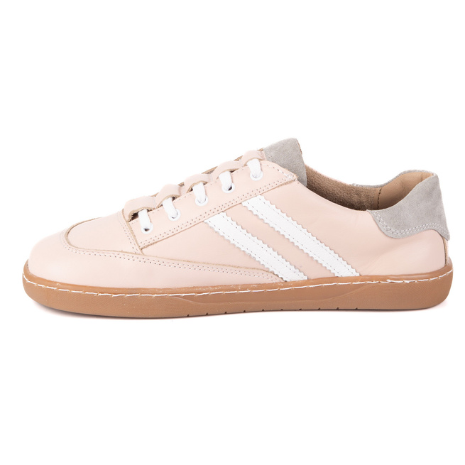 Sneakersy barefoot damskie Kaia Olivier – anatomiczne buty skórzane pudrowy róż