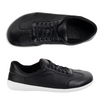 Pánské barefoot minimalistické kožené boty 0742WK black embossed