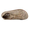 Damskie minimalistyczne buty skórzane barefoot model perforowane 1243 beż etniczny