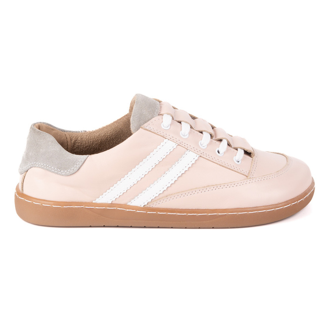 Sneakersy barefoot damskie Kaia Olivier – anatomiczne buty skórzane pudrowy róż