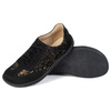 Buty BAREFOOT damskie skórzane minimalistyczne 1287 czarny nubuk
