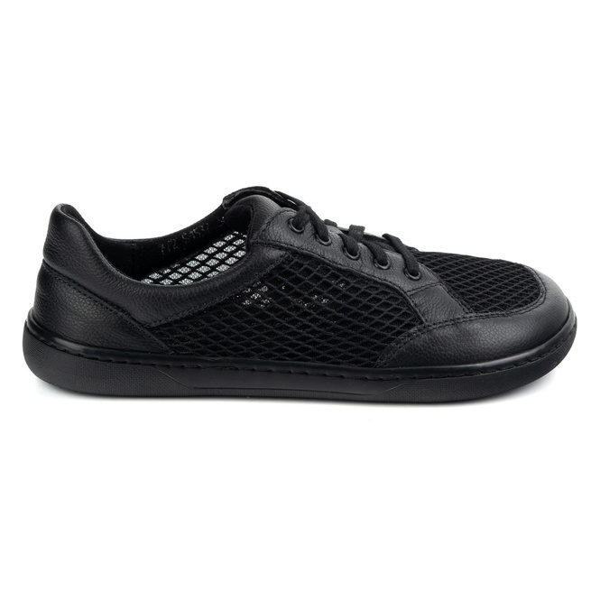Dámská minimalistická kožená obuv barefoot 0772SW černá