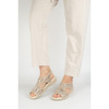 Dámské flexibilní sandály comfooty emma beige glossy