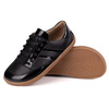 Sneakersy barefoot damskie Kaia Olivier – anatomiczne buty skórzane czarny floter z lakierem