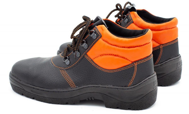 Pánská dlouhá pracovní obuv s nártem