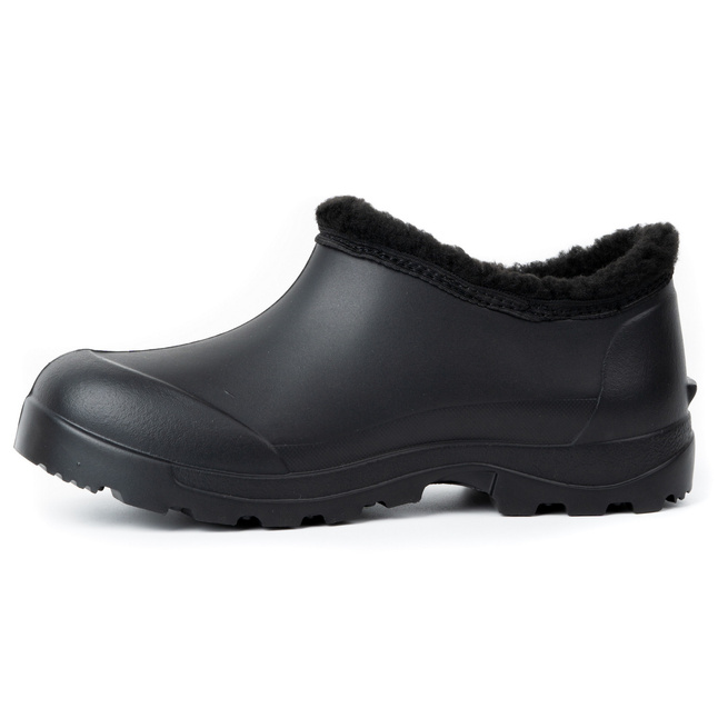 TREWOR zateplené pěnové boty wellingtons nízké černé