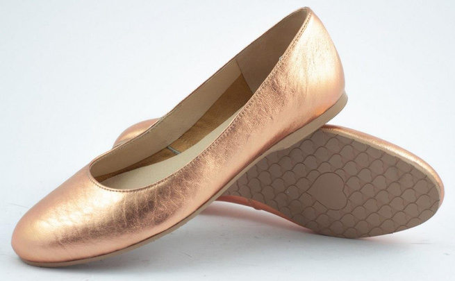 Dámské baleríny 608 měděné